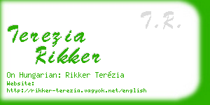 terezia rikker business card